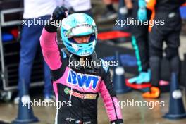 Pierre Gasly (FRA) Alpine F1 Team celebrates his third position in parc ferme. 03.11.2024. Formula 1 World Championship, Rd 21, Brazilian Grand Prix, Sao Paulo, Brazil, Race Day.