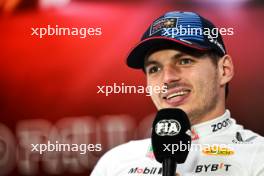 Max Verstappen (NLD) Red Bull Racing in the post race FIA Press Conference. 03.11.2024. Formula 1 World Championship, Rd 21, Brazilian Grand Prix, Sao Paulo, Brazil, Race Day.