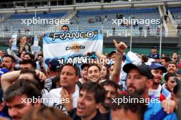 Circuit atmosphere - Franco Colapinto (ARG) Williams Racing fans. 03.11.2024. Formula 1 World Championship, Rd 21, Brazilian Grand Prix, Sao Paulo, Brazil, Race Day.