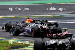 Max Verstappen (NLD) Red Bull Racing RB20 leads Pierre Gasly (FRA) Alpine F1 Team A524. 03.11.2024. Formula 1 World Championship, Rd 21, Brazilian Grand Prix, Sao Paulo, Brazil, Race Day.