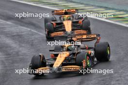 Oscar Piastri (AUS) McLaren MCL38. 03.11.2024. Formula 1 World Championship, Rd 21, Brazilian Grand Prix, Sao Paulo, Brazil, Race Day.