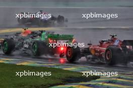 Valtteri Bottas (FIN) Sauber C44 leads Zhou Guanyu (CHN) Sauber C44. 03.11.2024. Formula 1 World Championship, Rd 21, Brazilian Grand Prix, Sao Paulo, Brazil, Race Day.