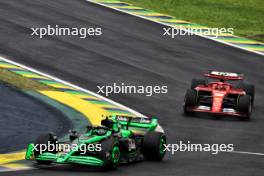 Zhou Guanyu (CHN) Sauber C44. 03.11.2024. Formula 1 World Championship, Rd 21, Brazilian Grand Prix, Sao Paulo, Brazil, Race Day.