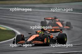 Lando Norris (GBR) McLaren MCL38. 03.11.2024. Formula 1 World Championship, Rd 21, Brazilian Grand Prix, Sao Paulo, Brazil, Race Day.