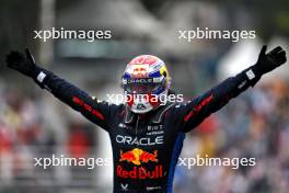 Race winner Max Verstappen (NLD) Red Bull Racing celebrates in parc ferme. 03.11.2024. Formula 1 World Championship, Rd 21, Brazilian Grand Prix, Sao Paulo, Brazil, Race Day.