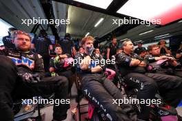 Alpine F1 Team mechanics watch the race. 03.11.2024. Formula 1 World Championship, Rd 21, Brazilian Grand Prix, Sao Paulo, Brazil, Race Day.