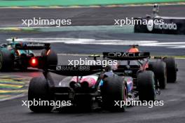 Max Verstappen (NLD) Red Bull Racing RB20 leads Pierre Gasly (FRA) Alpine F1 Team A524. 03.11.2024. Formula 1 World Championship, Rd 21, Brazilian Grand Prix, Sao Paulo, Brazil, Race Day.