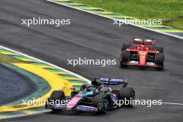 Esteban Ocon (FRA) Alpine F1 Team A524. 03.11.2024. Formula 1 World Championship, Rd 21, Brazilian Grand Prix, Sao Paulo, Brazil, Race Day.