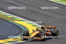 Lando Norris (GBR) McLaren MCL38. 03.11.2024. Formula 1 World Championship, Rd 21, Brazilian Grand Prix, Sao Paulo, Brazil, Race Day.