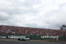 Lance Stroll (CDN) Aston Martin F1 Team AMR24 crashed on the formation lap. 03.11.2024. Formula 1 World Championship, Rd 21, Brazilian Grand Prix, Sao Paulo, Brazil, Race Day.