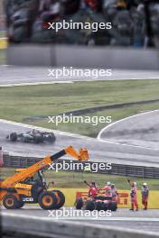 Carlos Sainz Jr (ESP) Ferrari SF-24 retired from the race. 03.11.2024. Formula 1 World Championship, Rd 21, Brazilian Grand Prix, Sao Paulo, Brazil, Race Day.