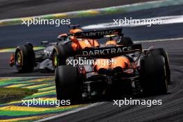 Lando Norris (GBR) McLaren MCL38. 02.11.2024. Formula 1 World Championship, Rd 21, Brazilian Grand Prix, Sao Paulo, Brazil, Sprint and Qualifying Day.