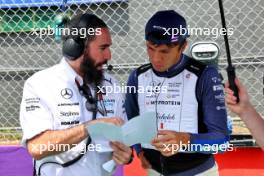 Alexander Albon (THA) Williams Racing on the grid. 02.11.2024. Formula 1 World Championship, Rd 21, Brazilian Grand Prix, Sao Paulo, Brazil, Sprint and Qualifying Day.