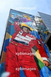 Circuit atmosphere - Ayrton Senna mural. 02.11.2024. Formula 1 World Championship, Rd 21, Brazilian Grand Prix, Sao Paulo, Brazil, Sprint and Qualifying Day.