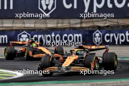 Oscar Piastri (AUS) McLaren MCL38. 02.11.2024. Formula 1 World Championship, Rd 21, Brazilian Grand Prix, Sao Paulo, Brazil, Sprint and Qualifying Day.