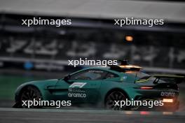 The Aston Martin FIA Safety Car inspects the circuit as qualifying is postponed. 02.11.2024. Formula 1 World Championship, Rd 21, Brazilian Grand Prix, Sao Paulo, Brazil, Sprint and Qualifying Day.