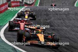 Lando Norris (GBR) McLaren MCL38. 02.11.2024. Formula 1 World Championship, Rd 21, Brazilian Grand Prix, Sao Paulo, Brazil, Sprint and Qualifying Day.