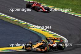 Lando Norris (GBR) McLaren MCL38. 02.11.2024. Formula 1 World Championship, Rd 21, Brazilian Grand Prix, Sao Paulo, Brazil, Sprint and Qualifying Day.