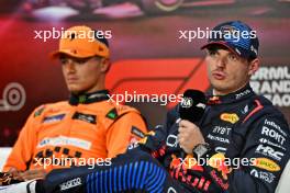 Max Verstappen (NLD) Red Bull Racing in the post Sprint FIA Press Conference. 02.11.2024. Formula 1 World Championship, Rd 21, Brazilian Grand Prix, Sao Paulo, Brazil, Sprint and Qualifying Day.