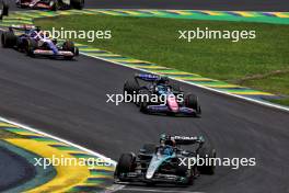 George Russell (GBR) Mercedes AMG F1 W15. 02.11.2024. Formula 1 World Championship, Rd 21, Brazilian Grand Prix, Sao Paulo, Brazil, Sprint and Qualifying Day.