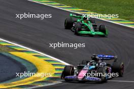 Esteban Ocon (FRA) Alpine F1 Team A524. 02.11.2024. Formula 1 World Championship, Rd 21, Brazilian Grand Prix, Sao Paulo, Brazil, Sprint and Qualifying Day.