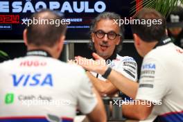 Laurent Mekies (FRA) RB Technical Director. 02.11.2024. Formula 1 World Championship, Rd 21, Brazilian Grand Prix, Sao Paulo, Brazil, Sprint and Qualifying Day.