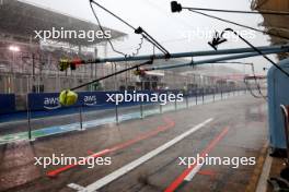 Circuit atmosphere - heavy rain falls in the pits before qualifying. 02.11.2024. Formula 1 World Championship, Rd 21, Brazilian Grand Prix, Sao Paulo, Brazil, Sprint and Qualifying Day.