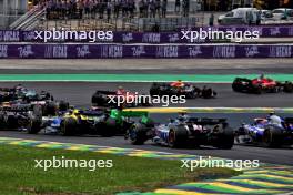 Esteban Ocon (FRA) Alpine F1 Team A524 at the start of Sprint. 02.11.2024. Formula 1 World Championship, Rd 21, Brazilian Grand Prix, Sao Paulo, Brazil, Sprint and Qualifying Day.