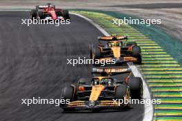 Oscar Piastri (AUS) McLaren MCL38. 02.11.2024. Formula 1 World Championship, Rd 21, Brazilian Grand Prix, Sao Paulo, Brazil, Sprint and Qualifying Day.