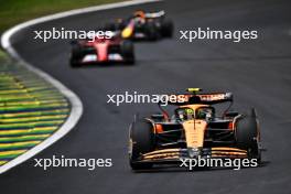 Lando Norris (GBR) McLaren MCL38. 02.11.2024. Formula 1 World Championship, Rd 21, Brazilian Grand Prix, Sao Paulo, Brazil, Sprint and Qualifying Day.