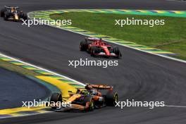 Lando Norris (GBR) McLaren MCL38. 02.11.2024. Formula 1 World Championship, Rd 21, Brazilian Grand Prix, Sao Paulo, Brazil, Sprint and Qualifying Day.