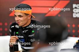 Lando Norris (GBR) McLaren in the post Sprint FIA Press Conference. 02.11.2024. Formula 1 World Championship, Rd 21, Brazilian Grand Prix, Sao Paulo, Brazil, Sprint and Qualifying Day.