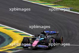 Esteban Ocon (FRA) Alpine F1 Team A524. 02.11.2024. Formula 1 World Championship, Rd 21, Brazilian Grand Prix, Sao Paulo, Brazil, Sprint and Qualifying Day.