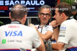 Laurent Mekies (FRA) RB Technical Director. 02.11.2024. Formula 1 World Championship, Rd 21, Brazilian Grand Prix, Sao Paulo, Brazil, Sprint and Qualifying Day.