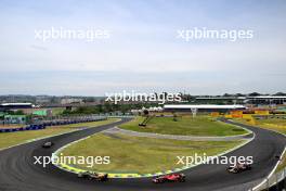 Oscar Piastri (AUS) McLaren MCL38 leads Lando Norris (GBR) McLaren MCL38; Charles Leclerc (MON) Ferrari SF-24; and Max Verstappen (NLD) Red Bull Racing RB20. 02.11.2024. Formula 1 World Championship, Rd 21, Brazilian Grand Prix, Sao Paulo, Brazil, Sprint and Qualifying Day.