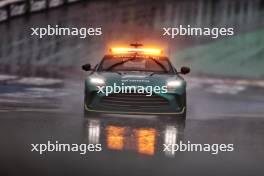 The Aston Martin FIA Safety Car inspects the circuit as qualifying is delayed. 02.11.2024. Formula 1 World Championship, Rd 21, Brazilian Grand Prix, Sao Paulo, Brazil, Sprint and Qualifying Day.