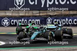 Lance Stroll (CDN) Aston Martin F1 Team AMR24. 02.11.2024. Formula 1 World Championship, Rd 21, Brazilian Grand Prix, Sao Paulo, Brazil, Sprint and Qualifying Day.