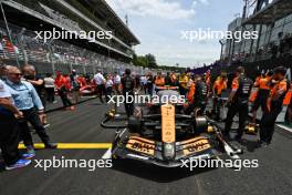 Lando Norris (GBR) McLaren MCL38 on the grid. 02.11.2024. Formula 1 World Championship, Rd 21, Brazilian Grand Prix, Sao Paulo, Brazil, Sprint and Qualifying Day.