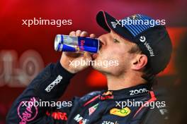 Max Verstappen (NLD) Red Bull Racing in the post Sprint FIA Press Conference. 02.11.2024. Formula 1 World Championship, Rd 21, Brazilian Grand Prix, Sao Paulo, Brazil, Sprint and Qualifying Day.