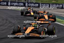 Lando Norris (GBR) McLaren MCL38. 02.11.2024. Formula 1 World Championship, Rd 21, Brazilian Grand Prix, Sao Paulo, Brazil, Sprint and Qualifying Day.