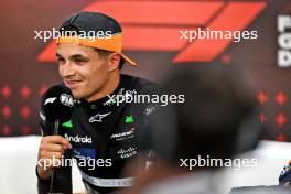 Lando Norris (GBR) McLaren in the post Sprint FIA Press Conference. 02.11.2024. Formula 1 World Championship, Rd 21, Brazilian Grand Prix, Sao Paulo, Brazil, Sprint and Qualifying Day.