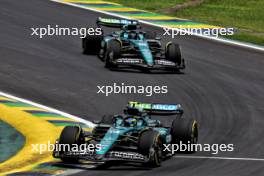 Fernando Alonso (ESP) Aston Martin F1 Team AMR24. 02.11.2024. Formula 1 World Championship, Rd 21, Brazilian Grand Prix, Sao Paulo, Brazil, Sprint and Qualifying Day.