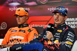 Max Verstappen (NLD) Red Bull Racing in the post Sprint FIA Press Conference. 02.11.2024. Formula 1 World Championship, Rd 21, Brazilian Grand Prix, Sao Paulo, Brazil, Sprint and Qualifying Day.