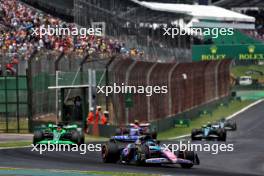 Esteban Ocon (FRA) Alpine F1 Team A524. 02.11.2024. Formula 1 World Championship, Rd 21, Brazilian Grand Prix, Sao Paulo, Brazil, Sprint and Qualifying Day.