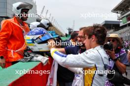 Franco Colapinto (ARG) Williams Racing on the grid. 02.11.2024. Formula 1 World Championship, Rd 21, Brazilian Grand Prix, Sao Paulo, Brazil, Sprint and Qualifying Day.