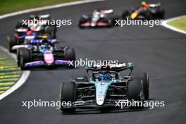 George Russell (GBR) Mercedes AMG F1 W15. 02.11.2024. Formula 1 World Championship, Rd 21, Brazilian Grand Prix, Sao Paulo, Brazil, Sprint and Qualifying Day.