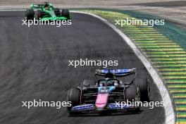 Esteban Ocon (FRA) Alpine F1 Team A524. 02.11.2024. Formula 1 World Championship, Rd 21, Brazilian Grand Prix, Sao Paulo, Brazil, Sprint and Qualifying Day.