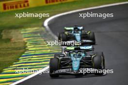 Fernando Alonso (ESP) Aston Martin F1 Team AMR24. 02.11.2024. Formula 1 World Championship, Rd 21, Brazilian Grand Prix, Sao Paulo, Brazil, Sprint and Qualifying Day.