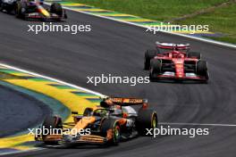 Lando Norris (GBR) McLaren MCL38. 02.11.2024. Formula 1 World Championship, Rd 21, Brazilian Grand Prix, Sao Paulo, Brazil, Sprint and Qualifying Day.