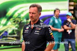 Christian Horner (GBR) Red Bull Racing Team Principal. 02.11.2024. Formula 1 World Championship, Rd 21, Brazilian Grand Prix, Sao Paulo, Brazil, Sprint and Qualifying Day.